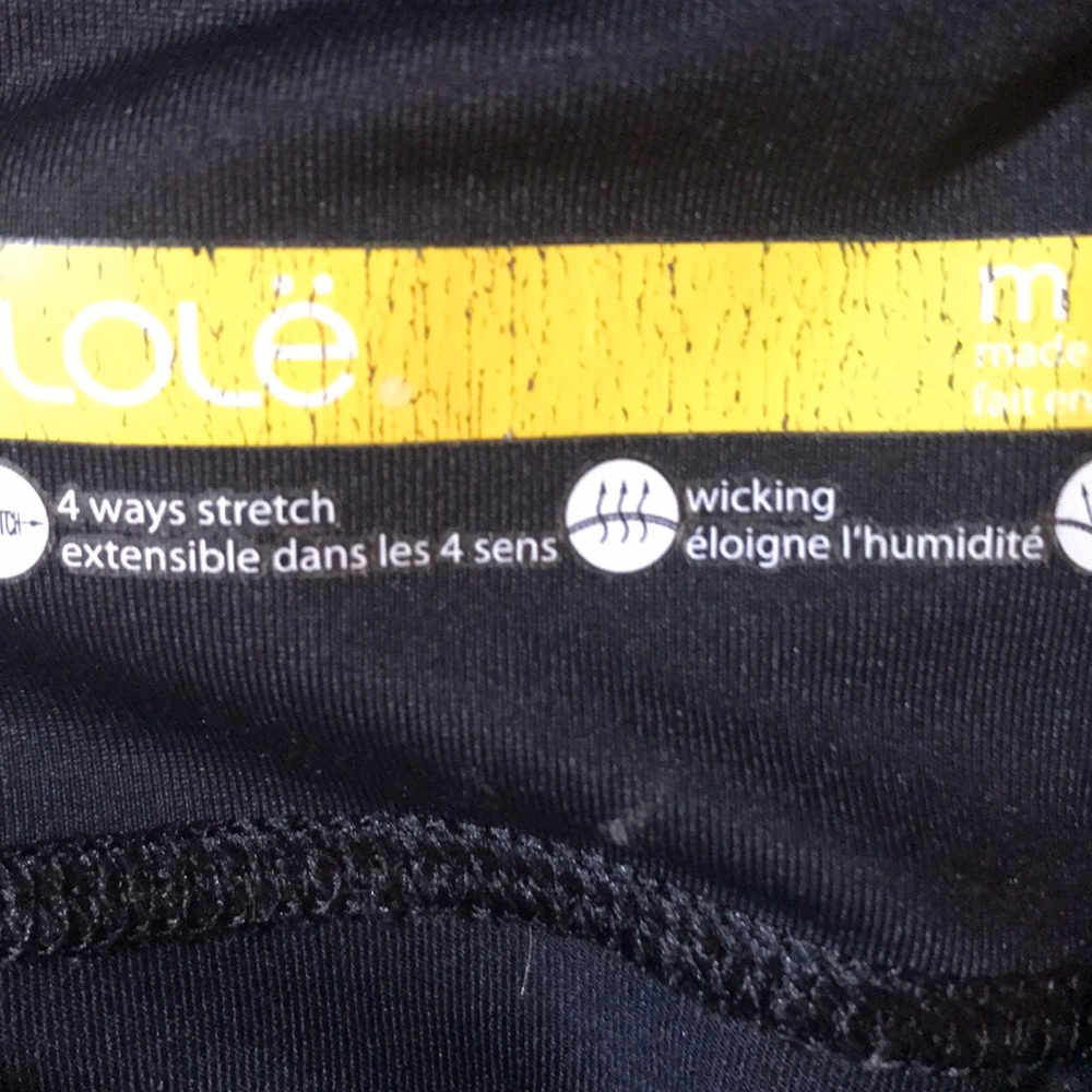 “LOLE” Black Ladies Leggings . - Picture 12 of 13